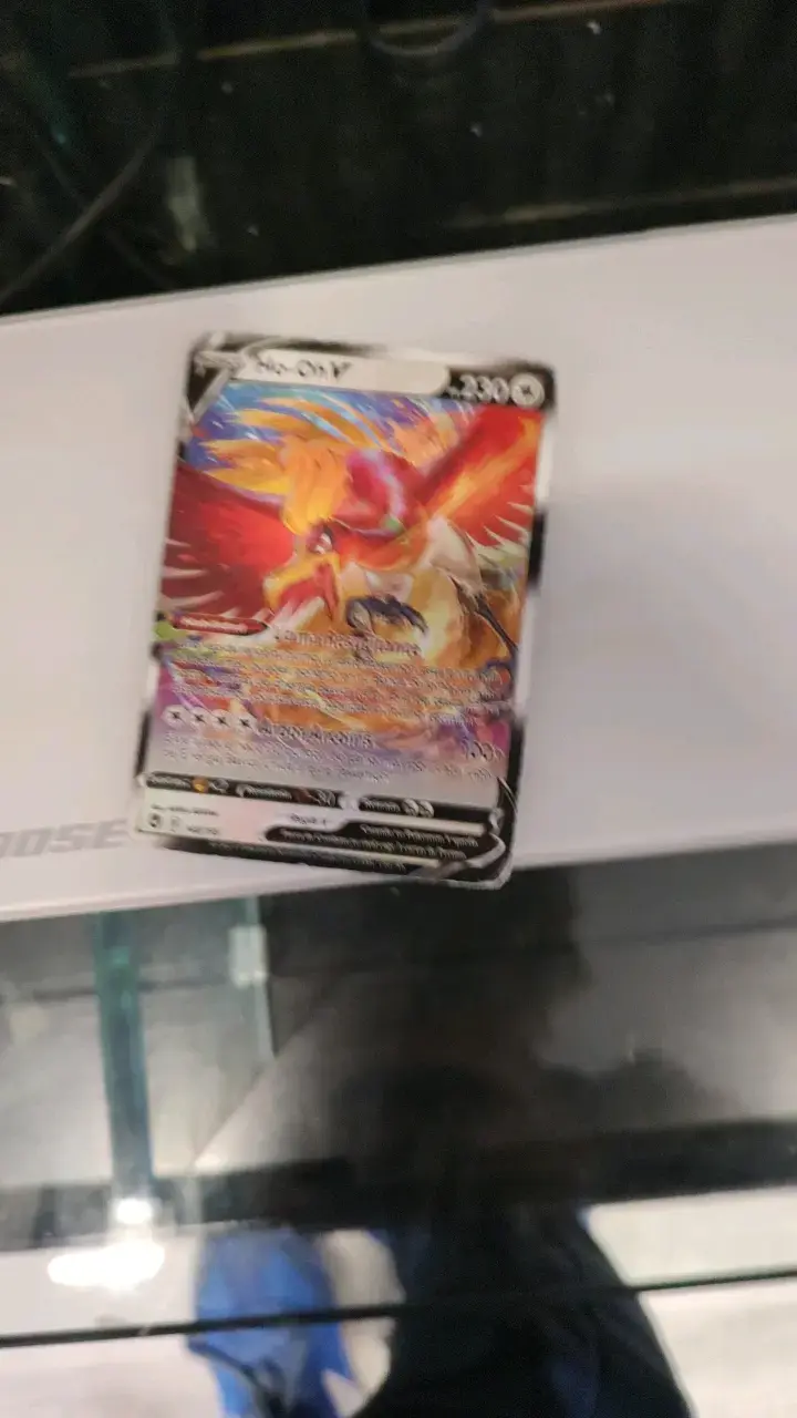 Carta Pokémon Ho-Oh GX Full Art