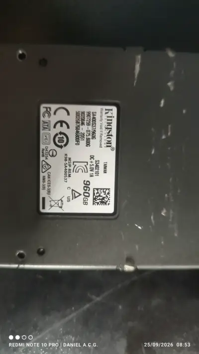 Disco SSD Kingston 960GB en buen estado - miniatura 5