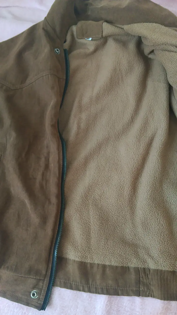 Chaqueta de hombre marrón con cierre - 2