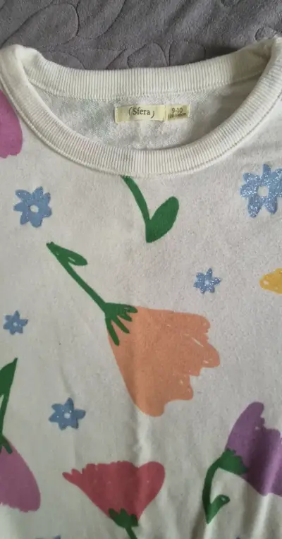 Polerón infantil con estampado floral Sfera - miniatura 2
