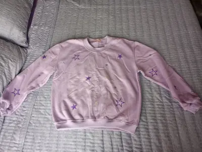 Polerón lila con estrellas para mujer - miniatura 2