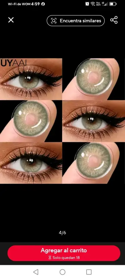 Lentes de contacto color marrón Mermaid - miniatura 2