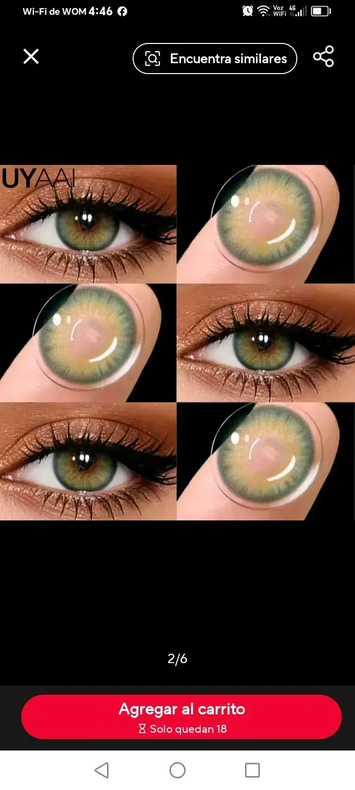 Lentes de contacto color marrón Mermaid - 6
