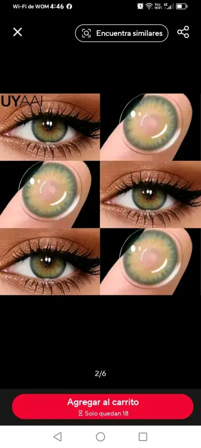 Lentes de contacto color marrón Mermaid - miniatura 6