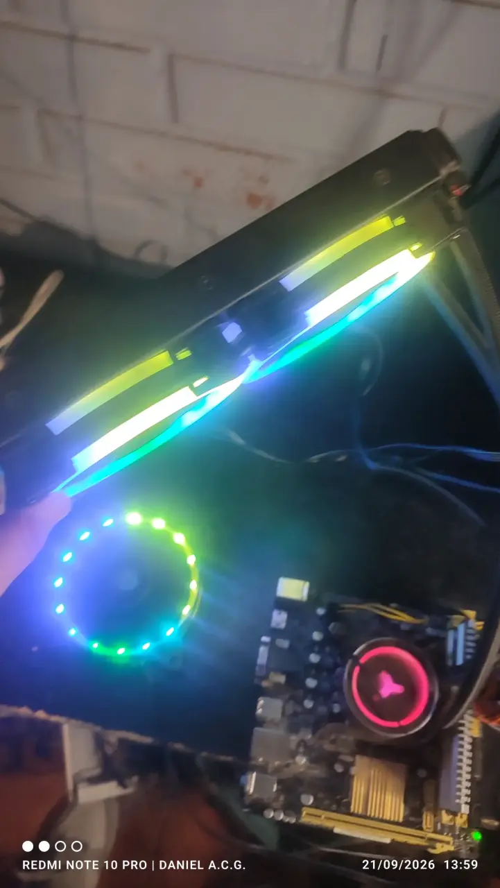 Disipación liquida 240mm con 2 ventiladores rgb - 6