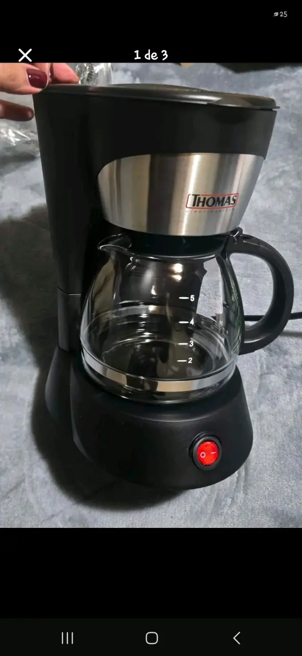 Cafetera Thomas de Goteo con Jarra de Vidrio
