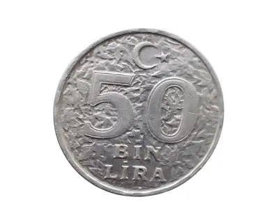 Moneda Turquia 50 Bin Lira 1999 - miniatura 2