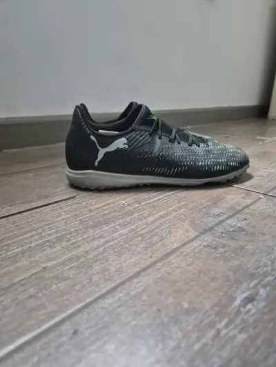 Zapatillas deportivas Puma negras y verdes - miniatura 2