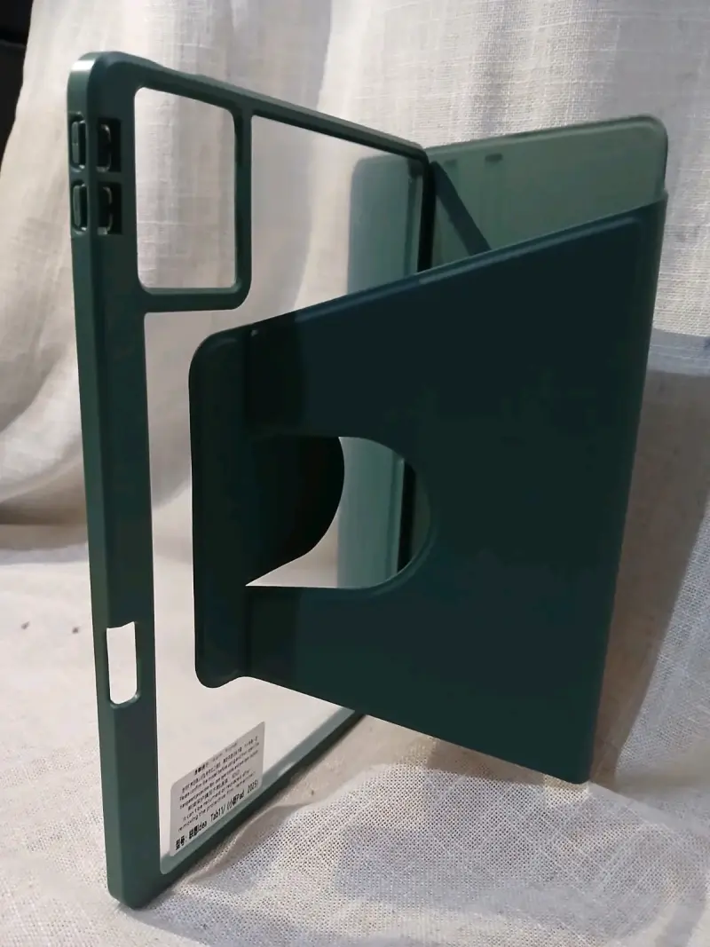 Funda protectora verde para tablet con soporte - 2