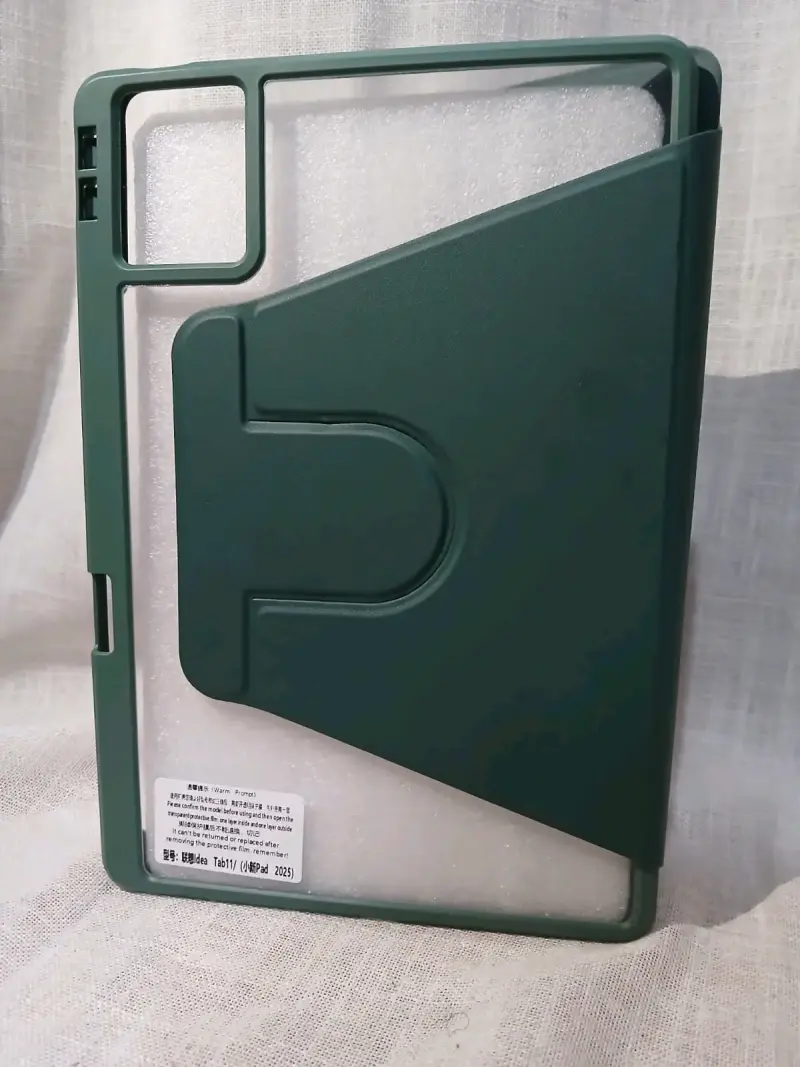 Funda protectora verde para tablet con soporte - 3