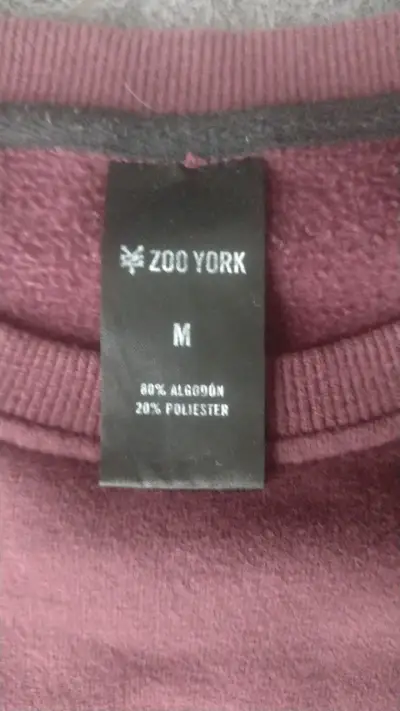 Polerón burdeos Zoo York para hombre - miniatura 3