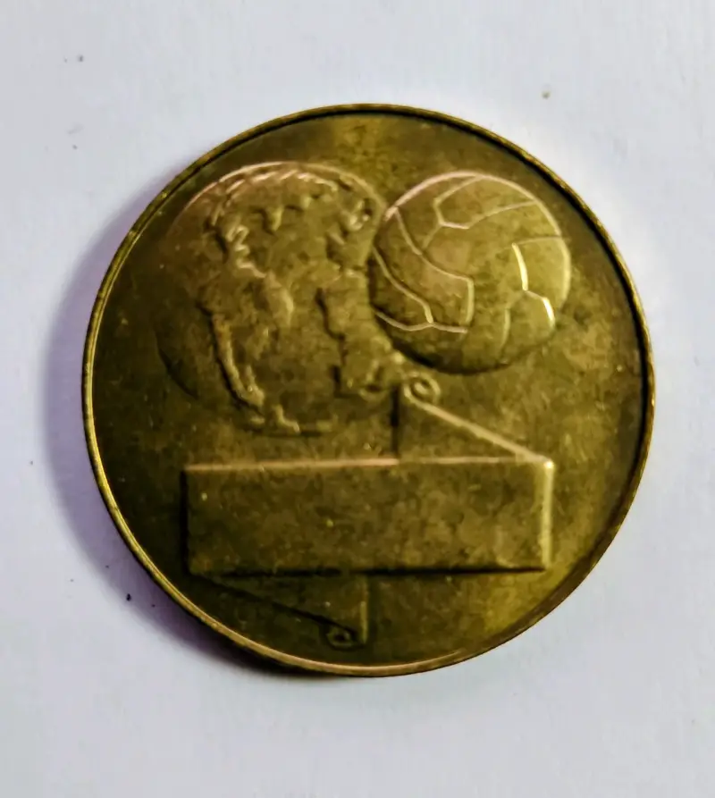 Moneda Conmemorativa Campeonato Mundial de Fútbol 1962 - 2