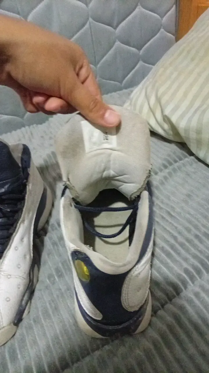 Zapatillas deportivas Air Jordan retro azul y blanco - 5