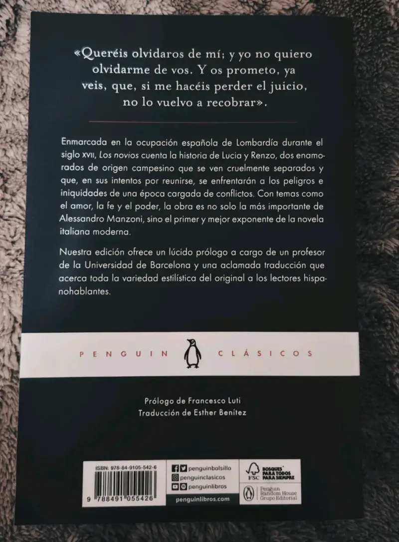 Libro 'Los Novios' de Alessandro Manzoni - 2