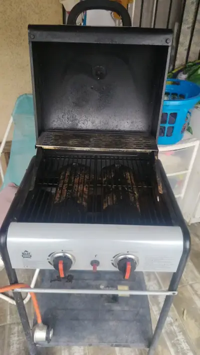 Parrilla a gas Beef Maker con dos quemadores - miniatura 2
