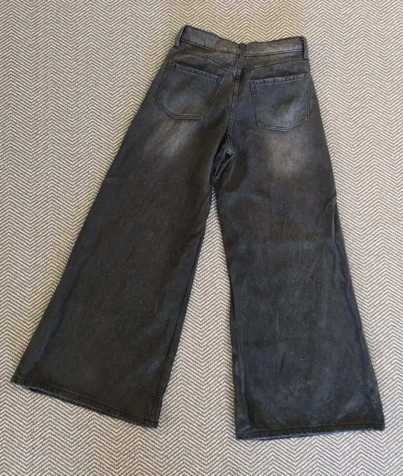 Jeans anchos negros H&M para niña - 2
