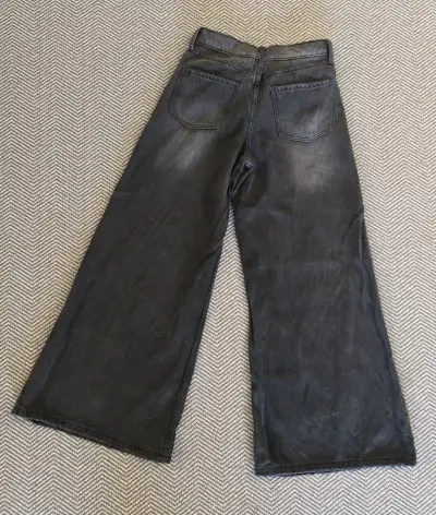 Jeans anchos negros H&M para niña - miniatura 2