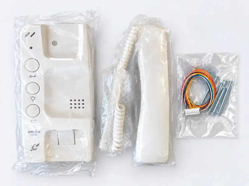 Teléfono Intercomunicador Aiphone GT-1D Blanco - 2