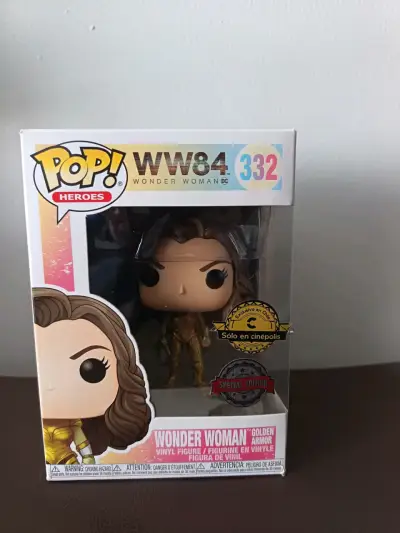 Figura Funko Pop Wonder Woman Golden Armor - miniatura 1