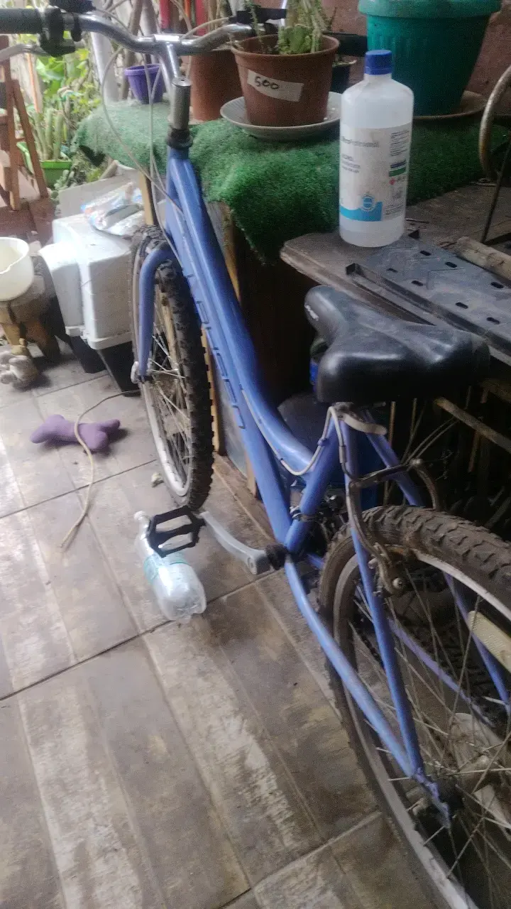 Bicicleta Lahsen azul para adulto en buen estado - 5