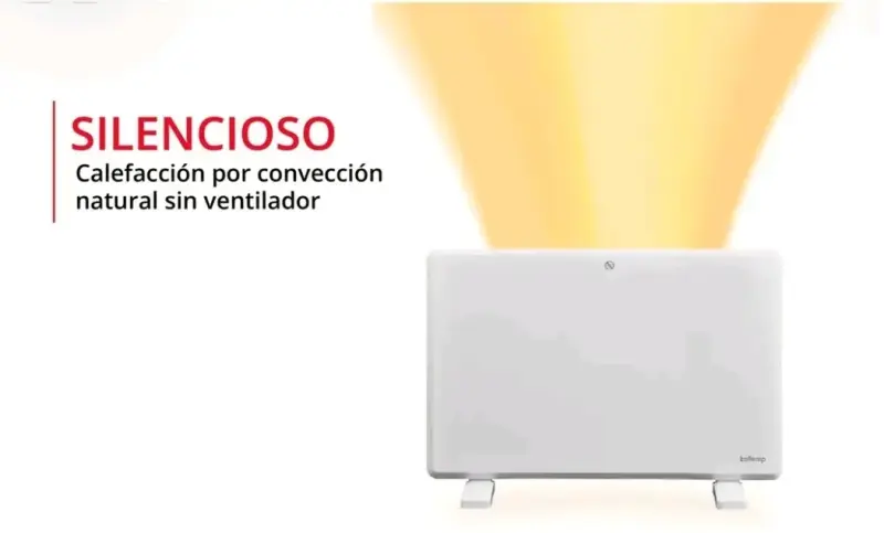 Calefactor eléctrico Kaltemp Wally One 1800W con WiFi - 4