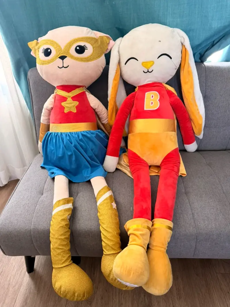 Peluches de superhéroes para niños