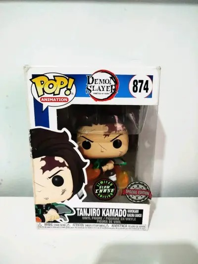 Figura Funko Pop Tanjiro Kamado Edición Especial - miniatura 1