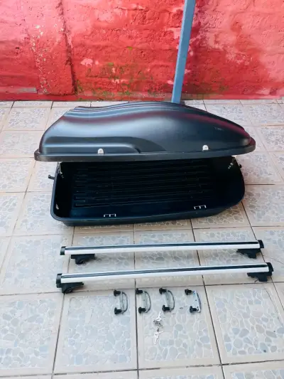 Baúl de Techo SportRack Negro con Barras - miniatura 3
