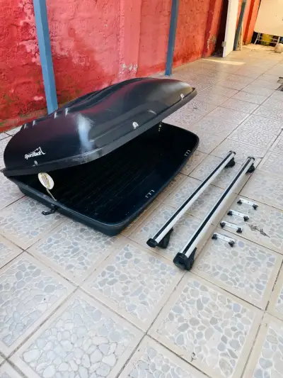 Baúl de Techo SportRack Negro con Barras - miniatura 4