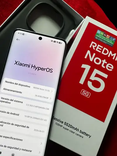 Xiaomi Redmi Note 15 5G con batería de 5520mAh - miniatura 2