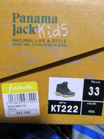 Botines impermeables para niños Panama Jack azul talla 33 - miniatura 1
