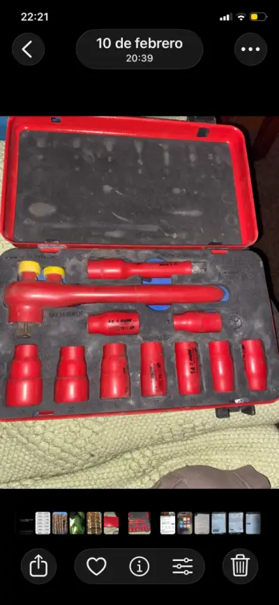 Juego de llaves aisladas Unior en estuche - miniatura 1