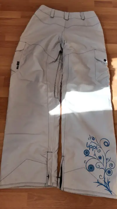 Pantalones de esquí impermeables Lippi grises - miniatura 1