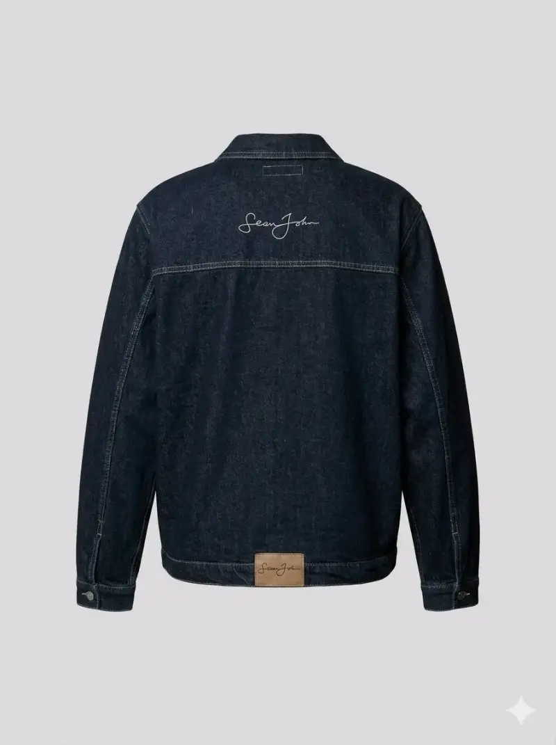 Chaqueta de mezclilla Sean John azul oscuro - 2