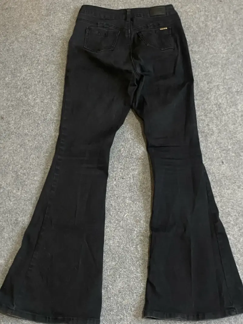 Pantalones acampanados negros Menina - 2