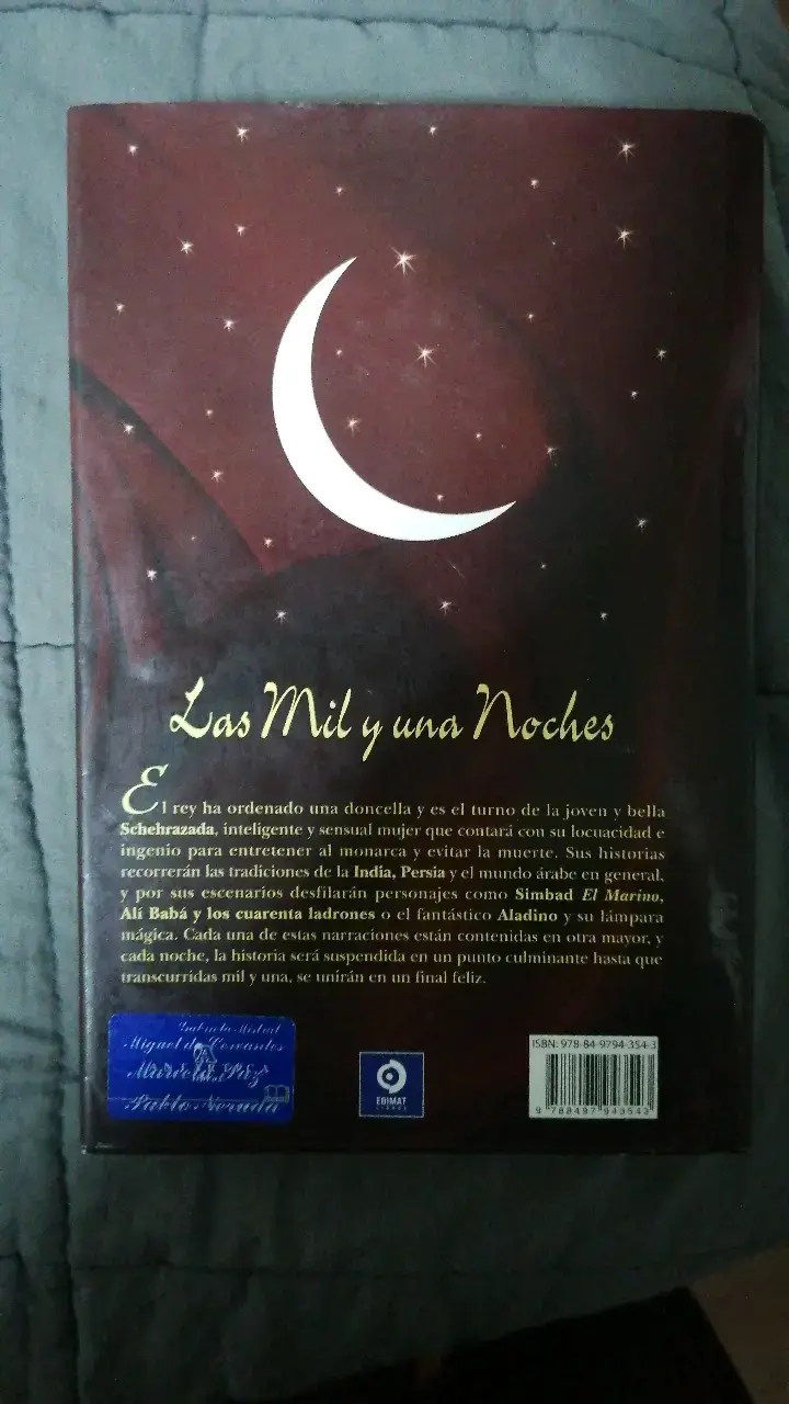 Libro Las Mil y Una Noches Edimat - 2
