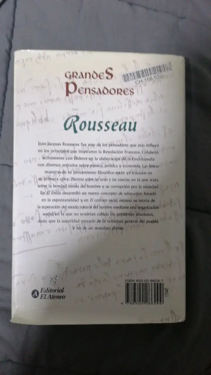 Libro Grandes Pensadores Rousseau - 2
