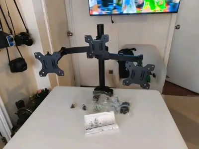 Soporte de Monitor Dual Ajustable - miniatura 1