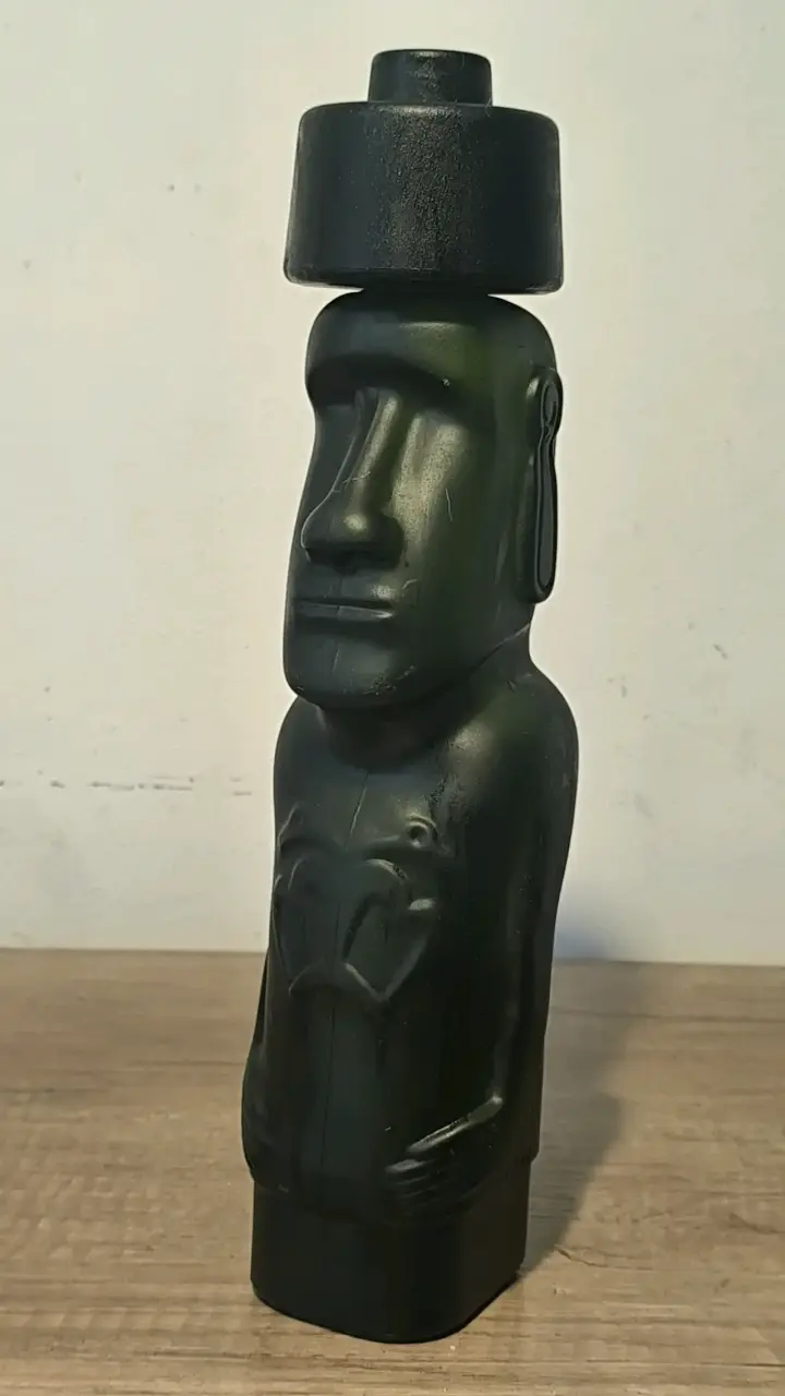 Estatua Moai Decorativa Negra - 2