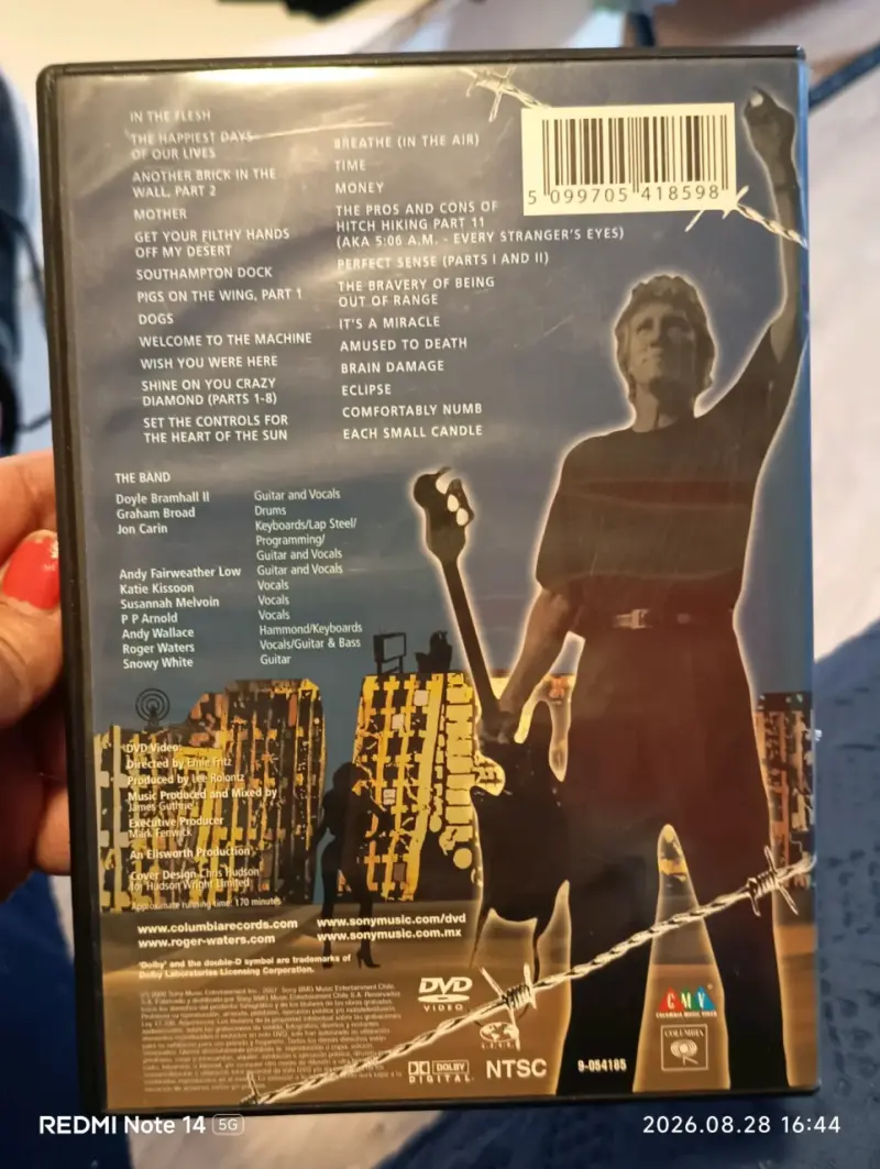 DVD Roger Waters In The Flesh Live - 2
