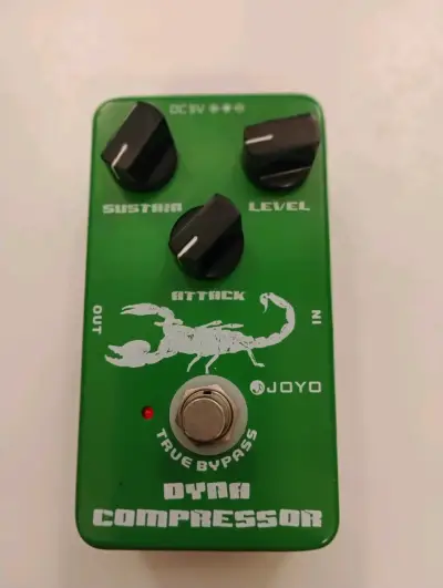 Pedal de compresión Joyo Dyna Compressor verde - miniatura 3