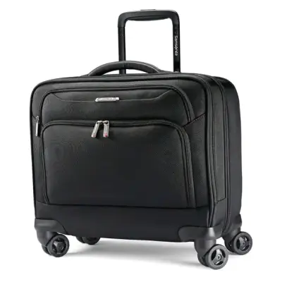 Maleta de viaje negra Samsonite con ruedas - miniatura 1