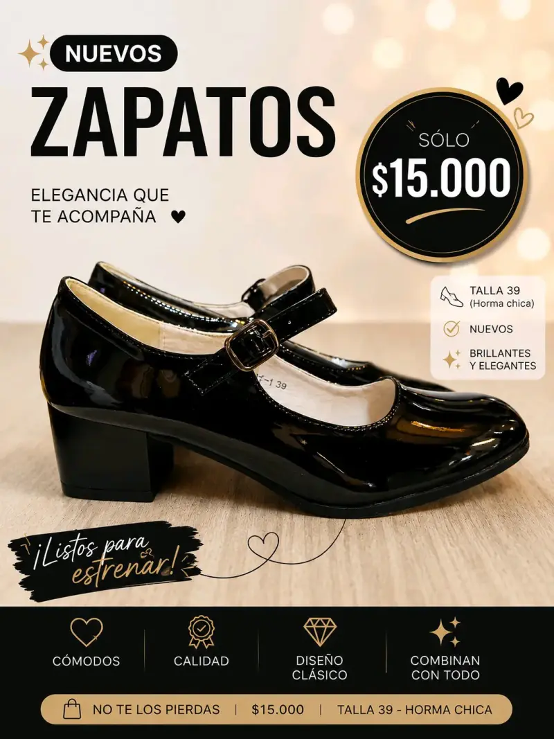 Abrigo negro clásico para mujer talla 38 - 4