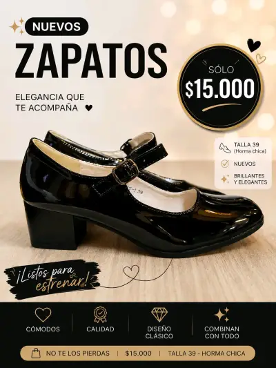 Abrigo negro clásico para mujer talla 38 - miniatura 4