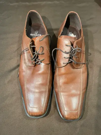 Zapatos de vestir marrones Guante para hombre - miniatura 1