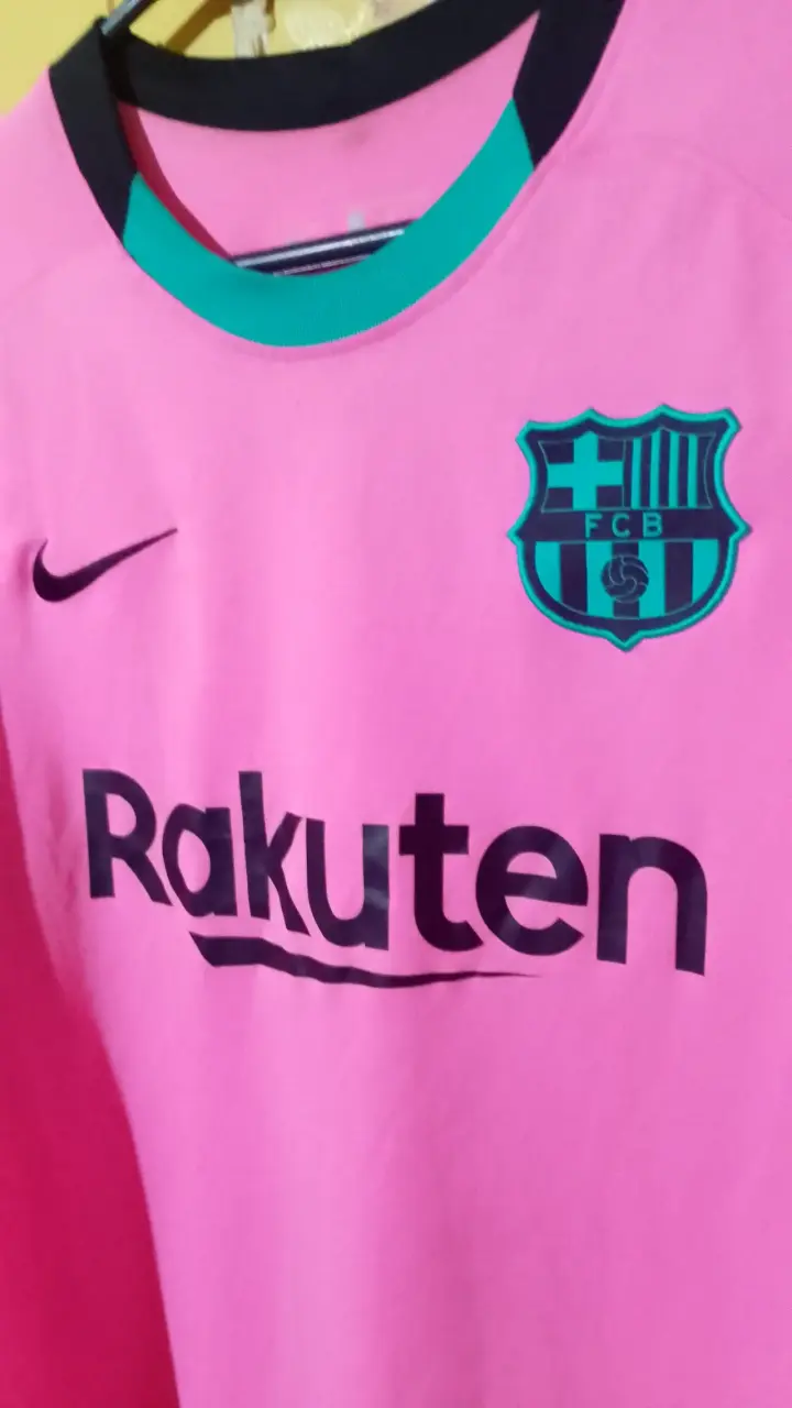 Camiseta FC Barcelona rosa Nike - 2