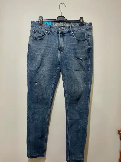 Jeans azul desgastados Americanino talla 36 - miniatura 1