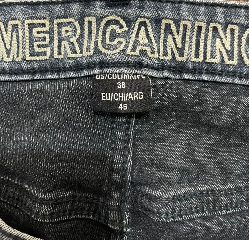 Jeans azul desgastados Americanino talla 36 - 2