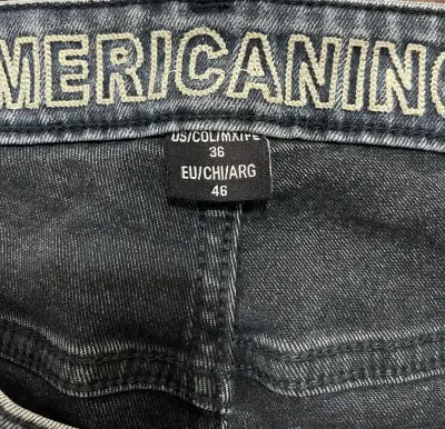 Jeans azul desgastados Americanino talla 36 - miniatura 2