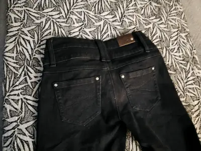 Jeans negros The Blue Jeans Tribeca para mujer - miniatura 1